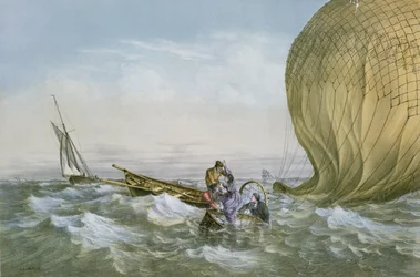 Redding van de heteluchtballon, 1874